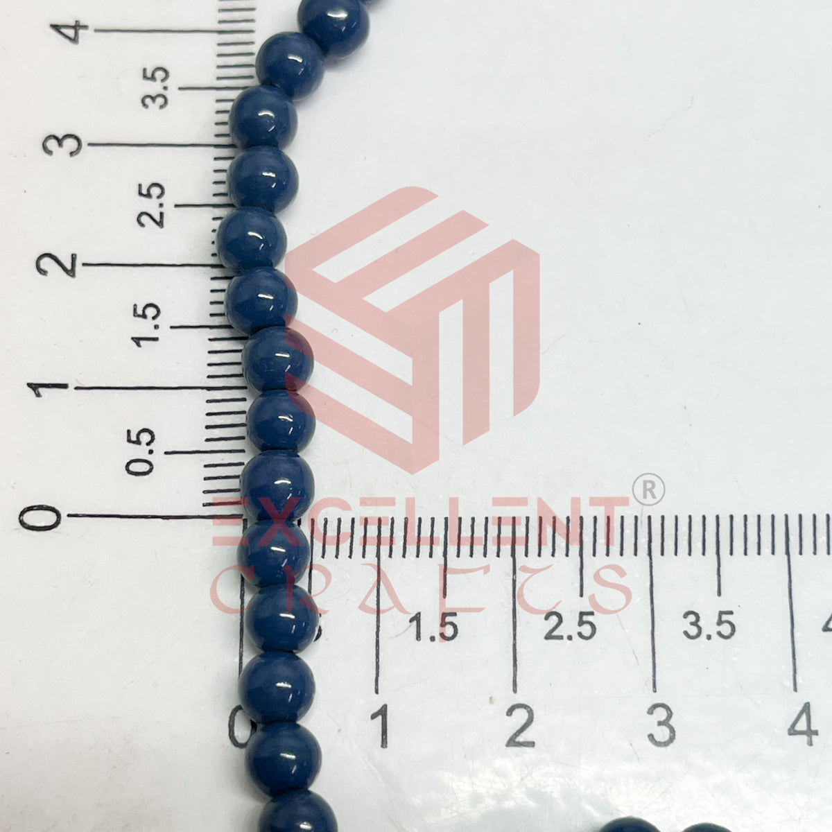 5mm Round Glass Beads (200 pcs)