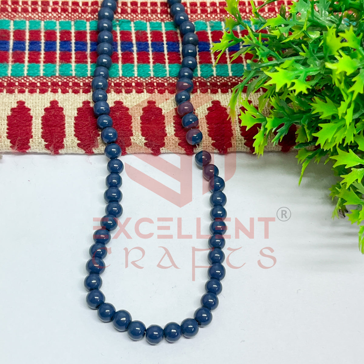 5mm Round Glass Beads (200 pcs)