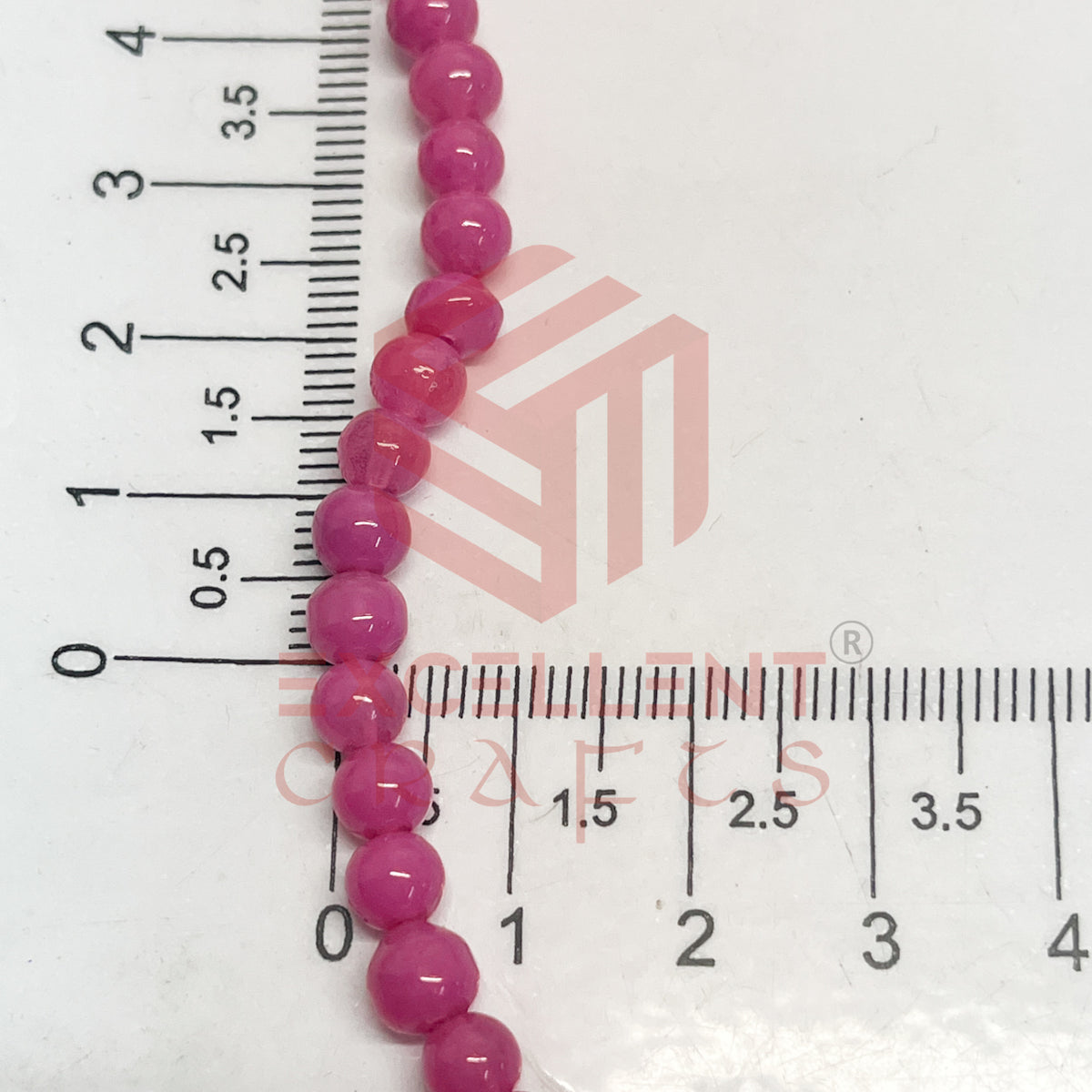 5mm Round Glass Beads (200 pcs)