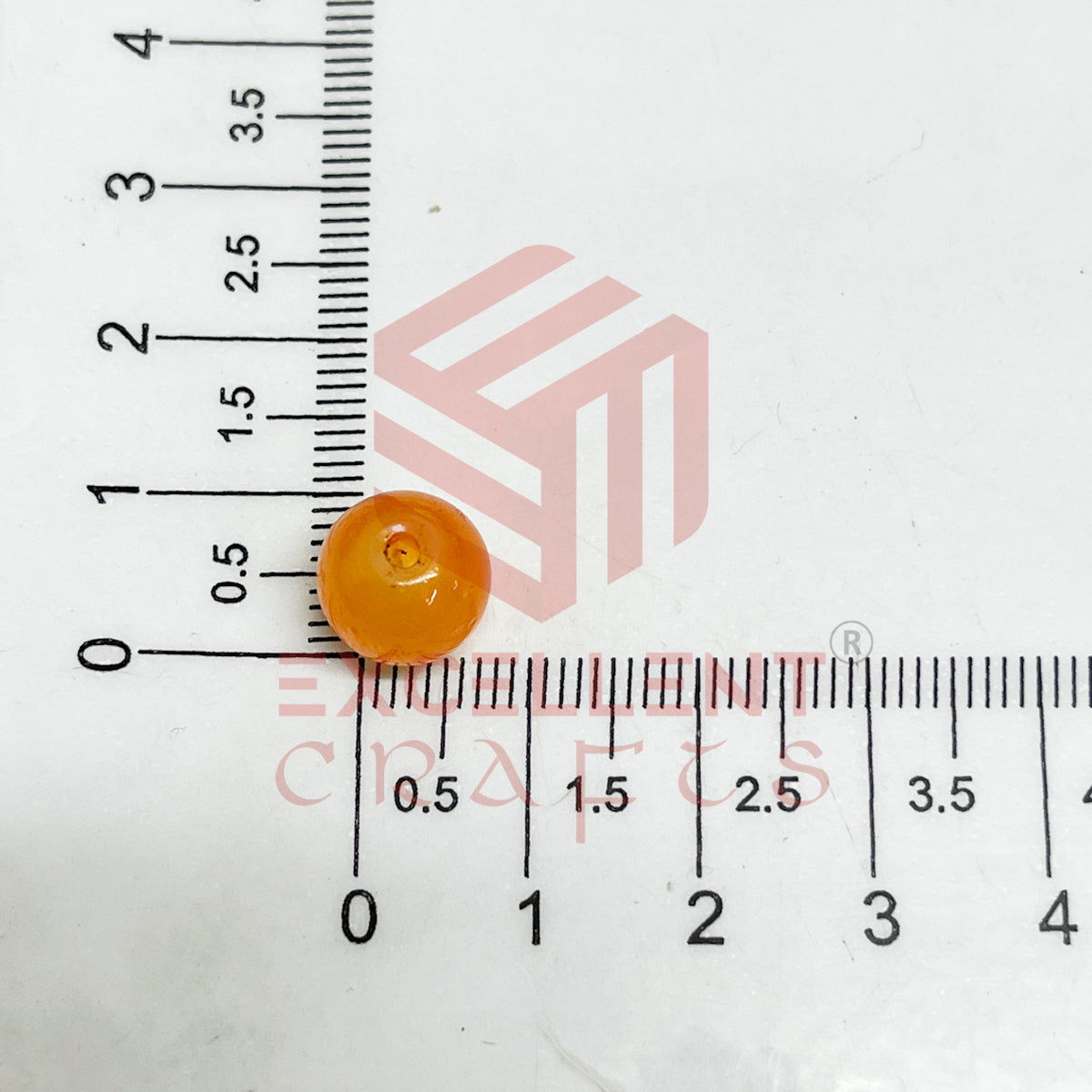 10mm Round Glass Beads (50 pcs)
