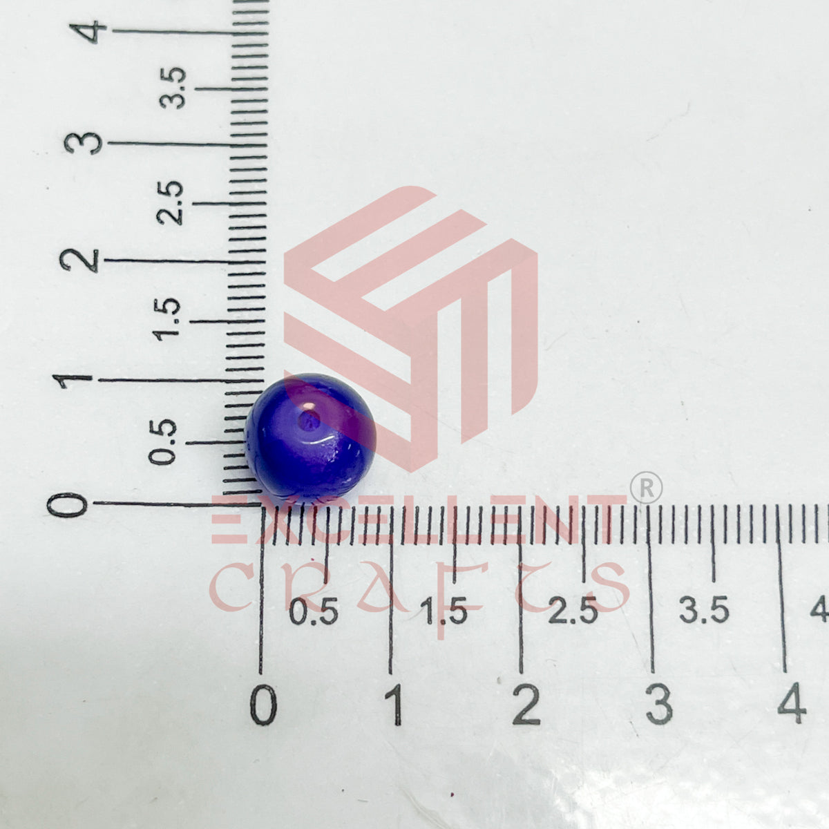 10mm Round Glass Beads (50 pcs)