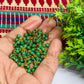 3mm Round Green Color Pearl Loreal Charms for making Jewellery - (Pack of 10g - 200-250Pcs)