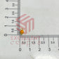 3mm Round Sunset Yellow Color Pearl Loreal Charms for making Jewellery - (Pack of 10g - 200-250Pcs)