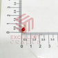 3mm Round Cherry Red Color Pearl Loreal Charms for making Jewellery - (Pack of 10g - 200-250Pcs)