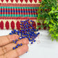 3mm Round Royal Blue Color Pearl Loreal Charms for making Jewellery - (Pack of 10g - 200-250Pcs)