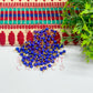 3mm Round Royal Blue Color Pearl Loreal Charms for making Jewellery - (Pack of 10g - 200-250Pcs)