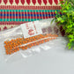 3mm Round Orange Color Pearl Loreal Charms for making Jewellery - (Pack of 10g - 200-250Pcs)