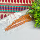3mm Round Orange Color Pearl Loreal Charms for making Jewellery - (Pack of 10g - 200-250Pcs)