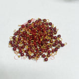 3mm Round Maroon Color Pearl Loreal Charms for making Jewellery - (Pack of 10g - 200-250Pcs)