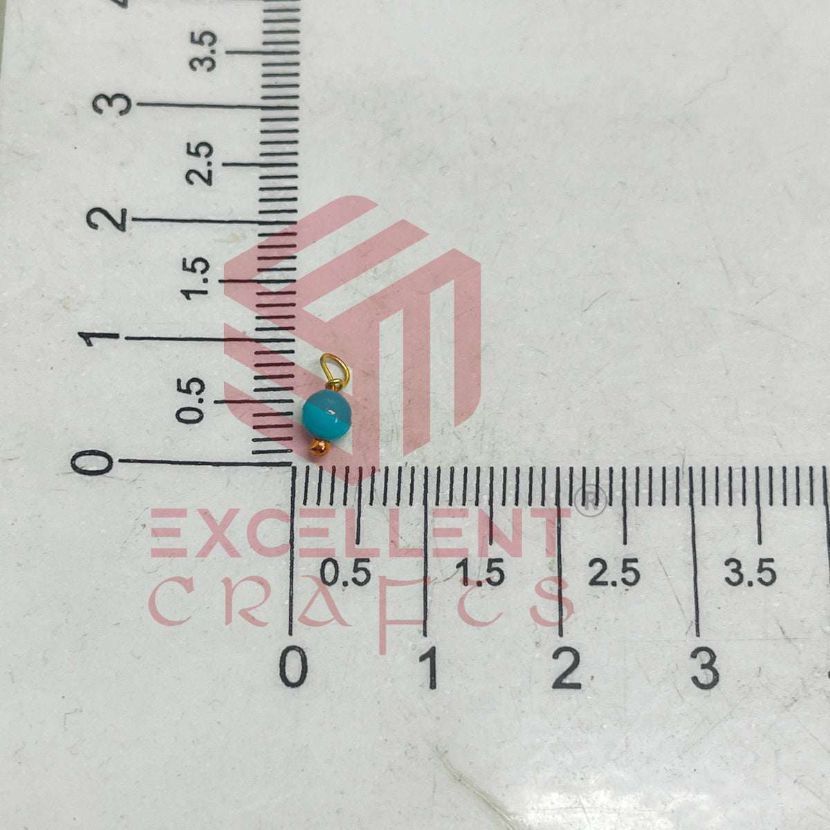 3mm Round Peacock Green Color Pearl Loreal Charms for making Jewellery - (Pack of 10g - 200-250Pcs)