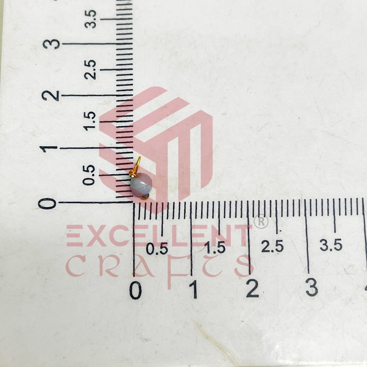 3mm Round Grey Color Pearl Loreal Charms for making Jewellery - (Pack of 10g - 200-250Pcs)