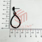 Ball Stud TearDrop Shape Texture Earring Bezels - (1Pair)