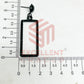Ball Stud Long Rectangle Shape Texture Earring Bezels - (1Pair)