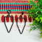 Ball Stud Pentagon Shape Texture Earring Bezels - (1Pair)