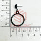 Ball Stud Round Shape Texture Earring Bezels - (1Pair)