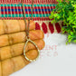 Teardrop Textured Pendant with Chain