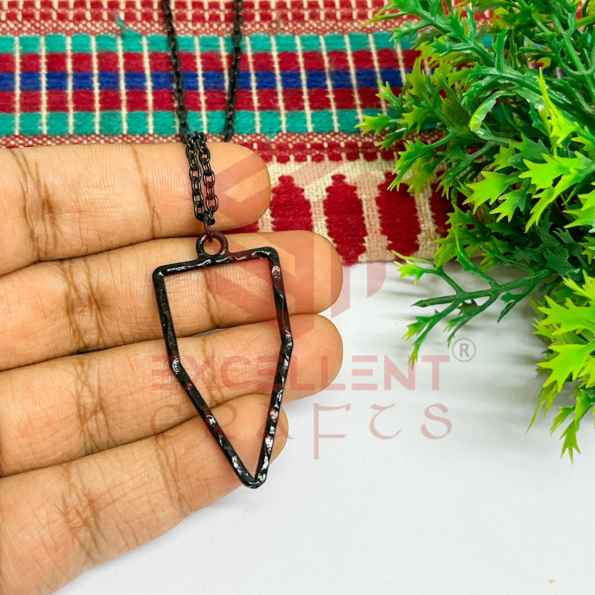 Pentagon Pendant with Chain