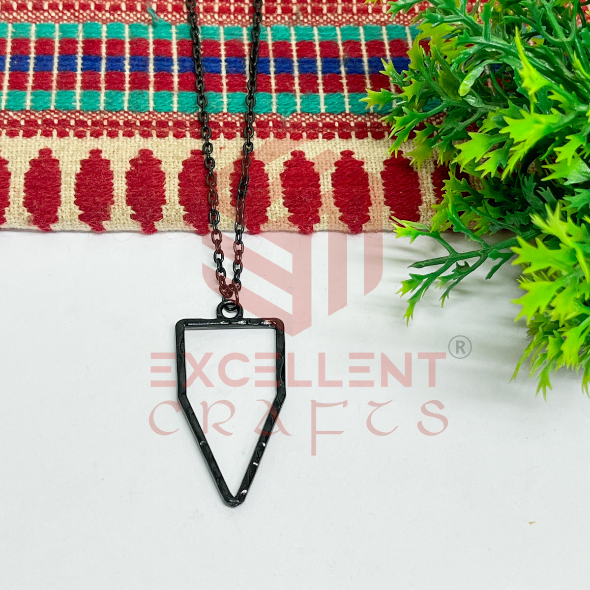 Pentagon Pendant with Chain