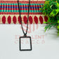 Rectangle Pendant with Chain