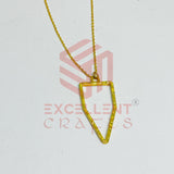 Pentagon Pendant with Chain