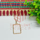 Rectangle Pendant with Chain