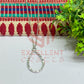 Teardrop Textured Pendant with Chain
