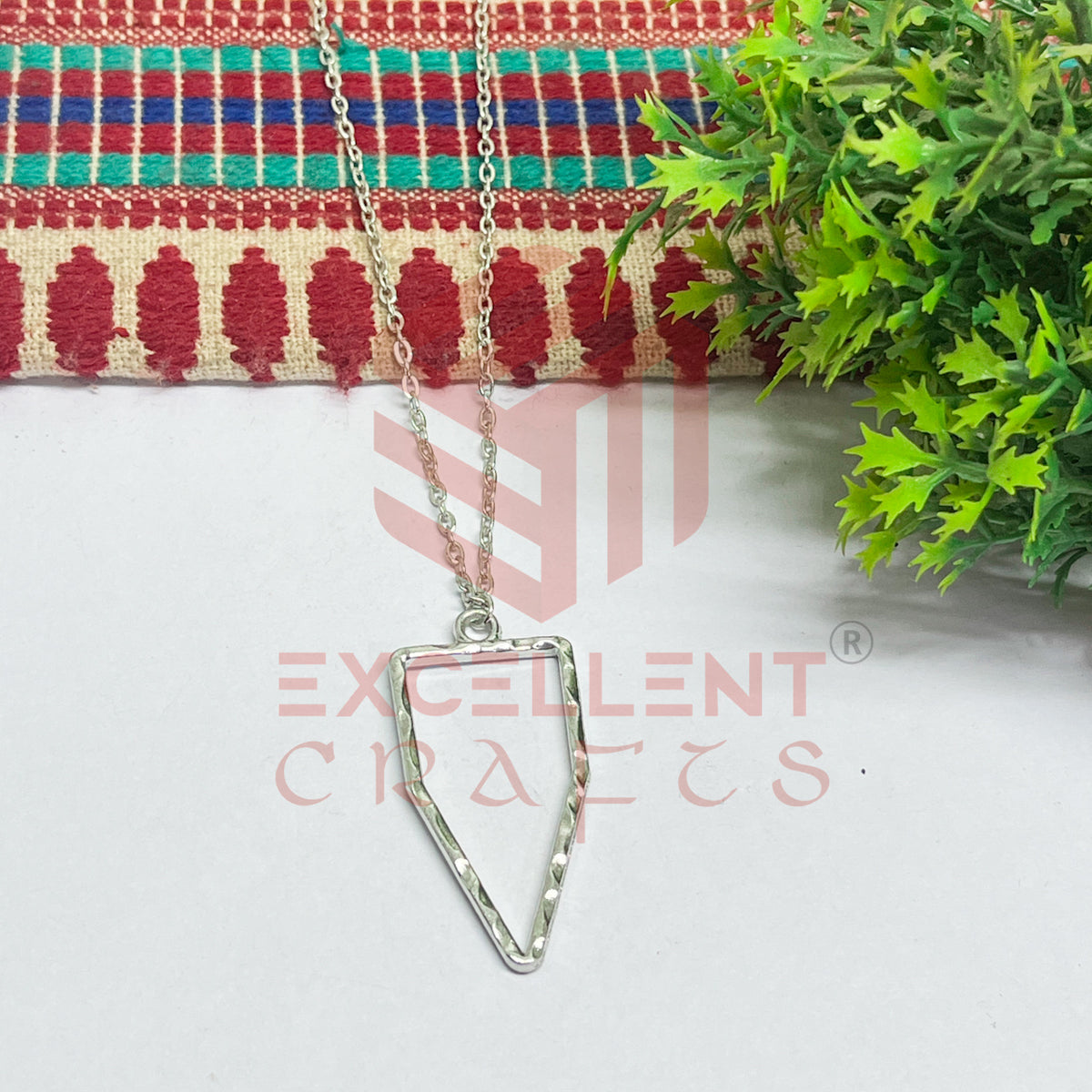 Pentagon Pendant with Chain