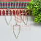 Pentagon Pendant Necklace with Earrings Bezel Set