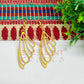 Wing Shape Brass Charm Earrings