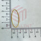 14x34mm Oval Shape Brass Frame - Gold