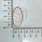 18x38mm Oval Shape Brass Frame - Gold