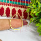 22x32mm Drop Shape Brass Frame - Gold