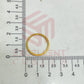 20mm Circle Open Back Brass Frame Bezel- Gold