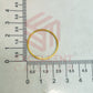 25mm Circle Open Back Brass Frame Bezel- Gold