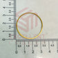 35mm Circle Open Back Brass Frame Bezel- Gold