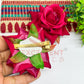 Hair Clip Artificial Flowers-HC-HA-7cm-10 (2pc Pack)