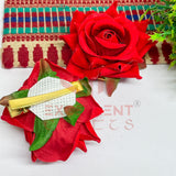 Hair Clip Artificial Flowers-HC-HA-7cm-14 (2pc Pack)