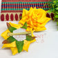 Hair Clip Artificial Flowers-HC-HA-7cm-15 (2pc Pack)