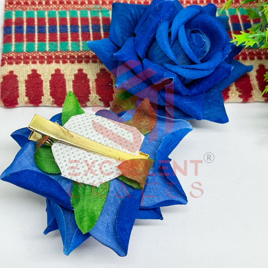 Hair Clip Artificial Flowers-HC-HA-7cm-2 (2pc Pack)