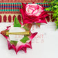 Hair Clip Artificial Flowers-HC-HA-7cm-5 (2pc Pack)