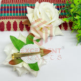 Hair Clip Artificial Flowers-HC-HA-7cm-9 (2pc Pack)