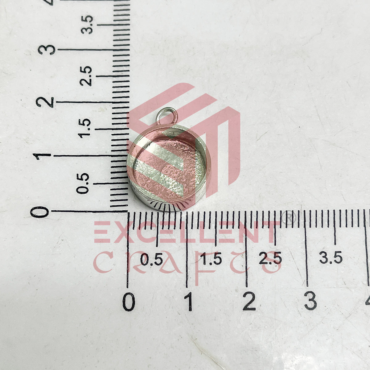5mm Thickness Circle Cabochon Bezel- 1Pc