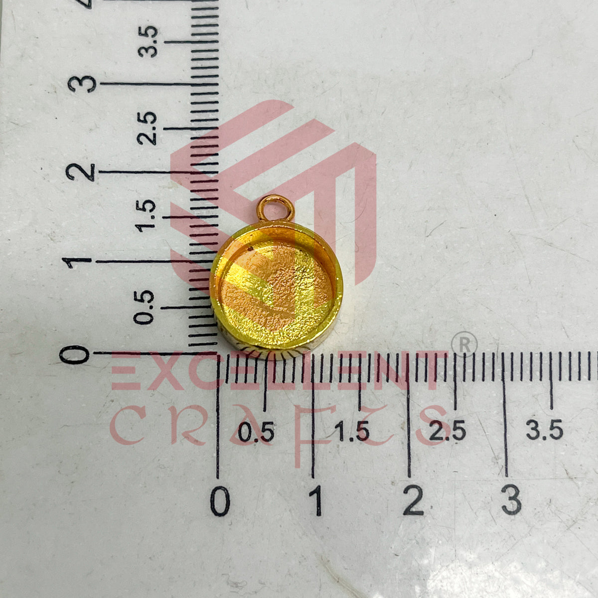 5mm Thickness Circle Cabochon Bezel- 1Pc
