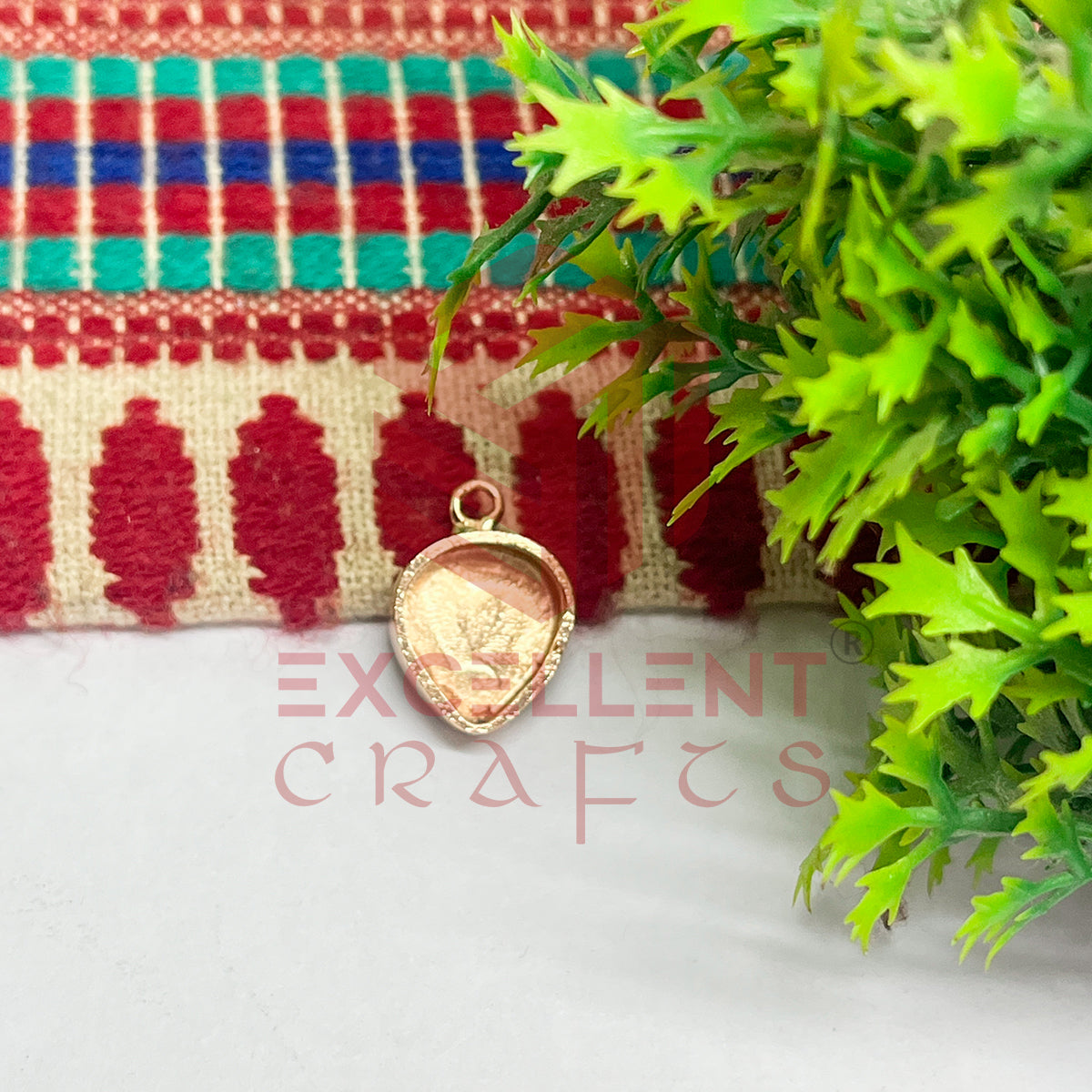 5mm Thickness Drop Cabochon Bezel- 1Pc