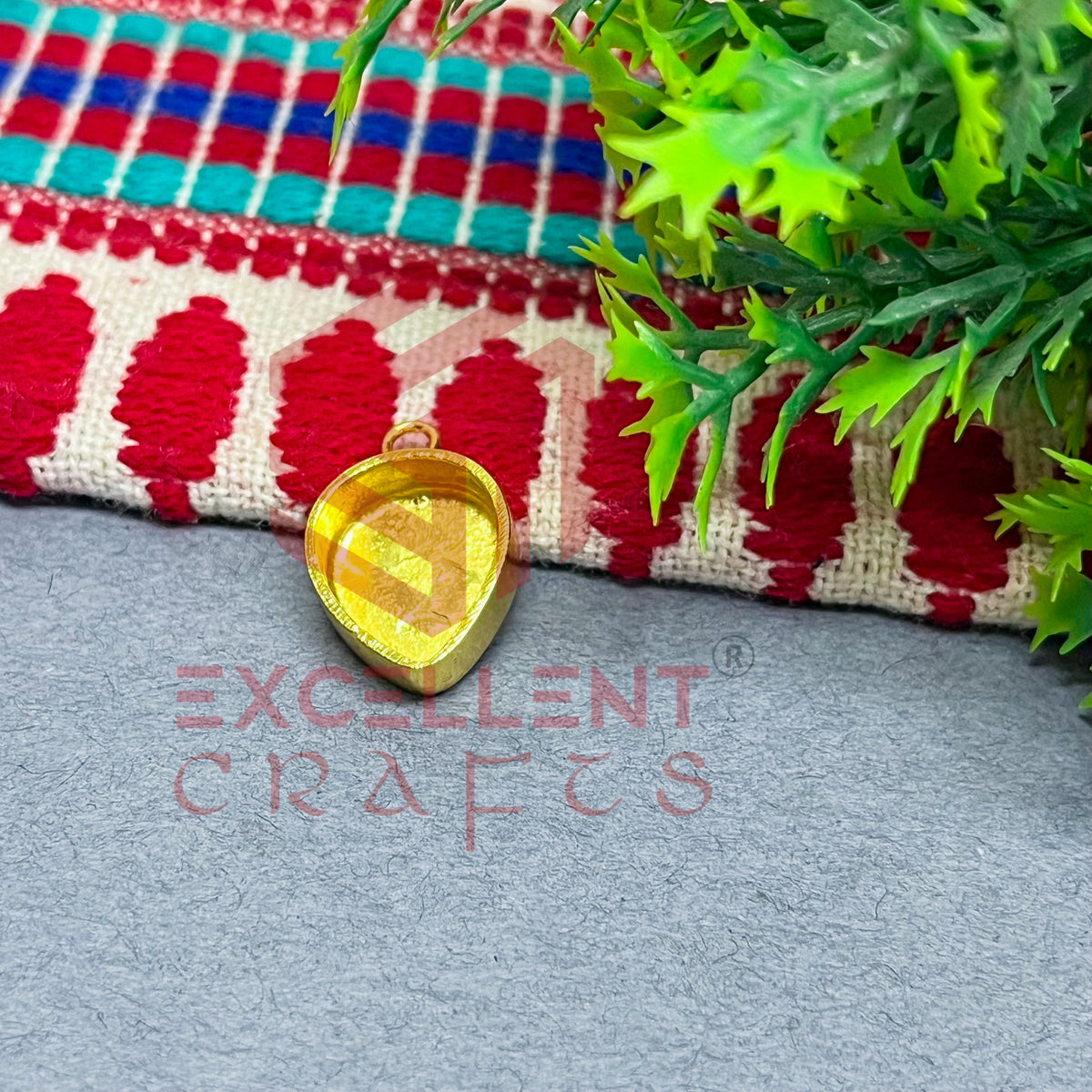 5mm Thickness Drop Cabochon Bezel- 1Pc
