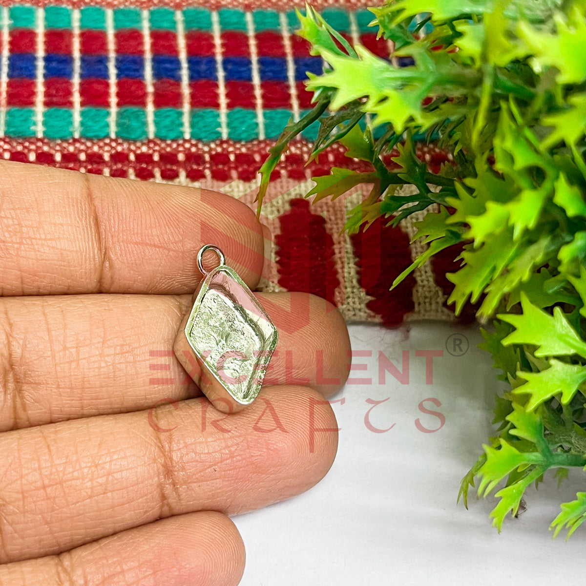 5mm Thickness Diamond Cabochon Bezel- 1Pc