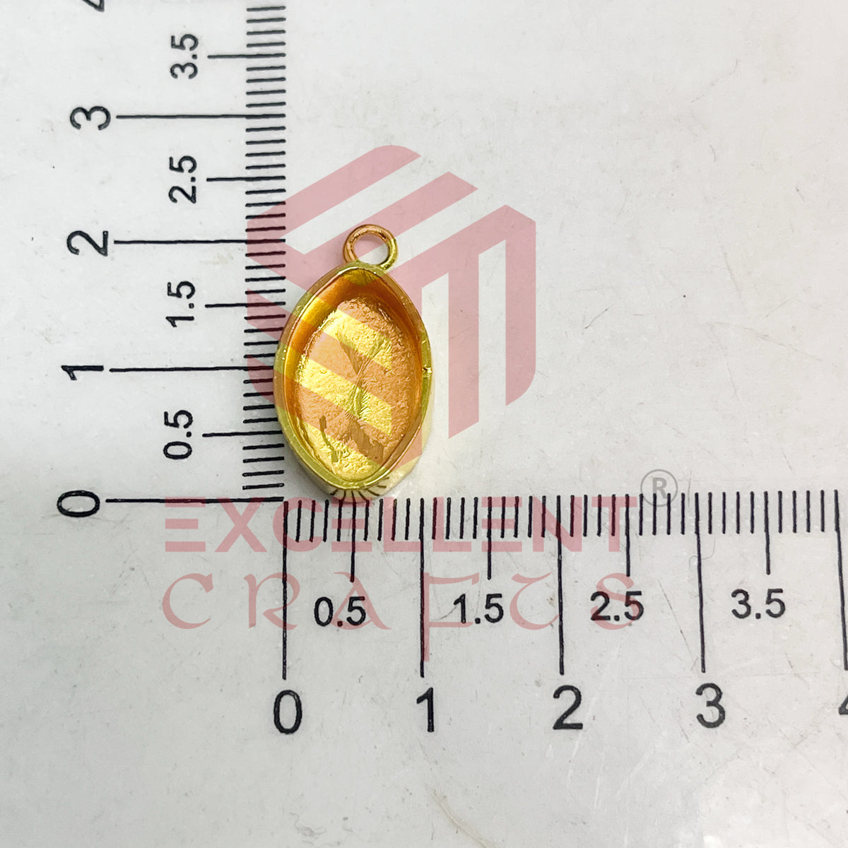 5mm Thickness Eye Cabochon Bezel- 1Pc