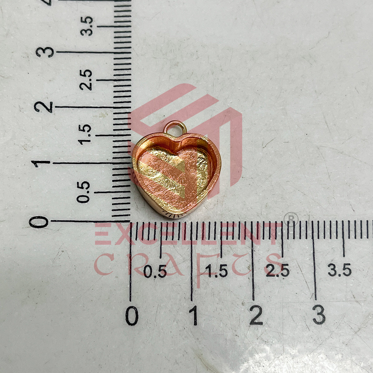 5mm Thickness Heart Cabochon Bezel- 1Pc