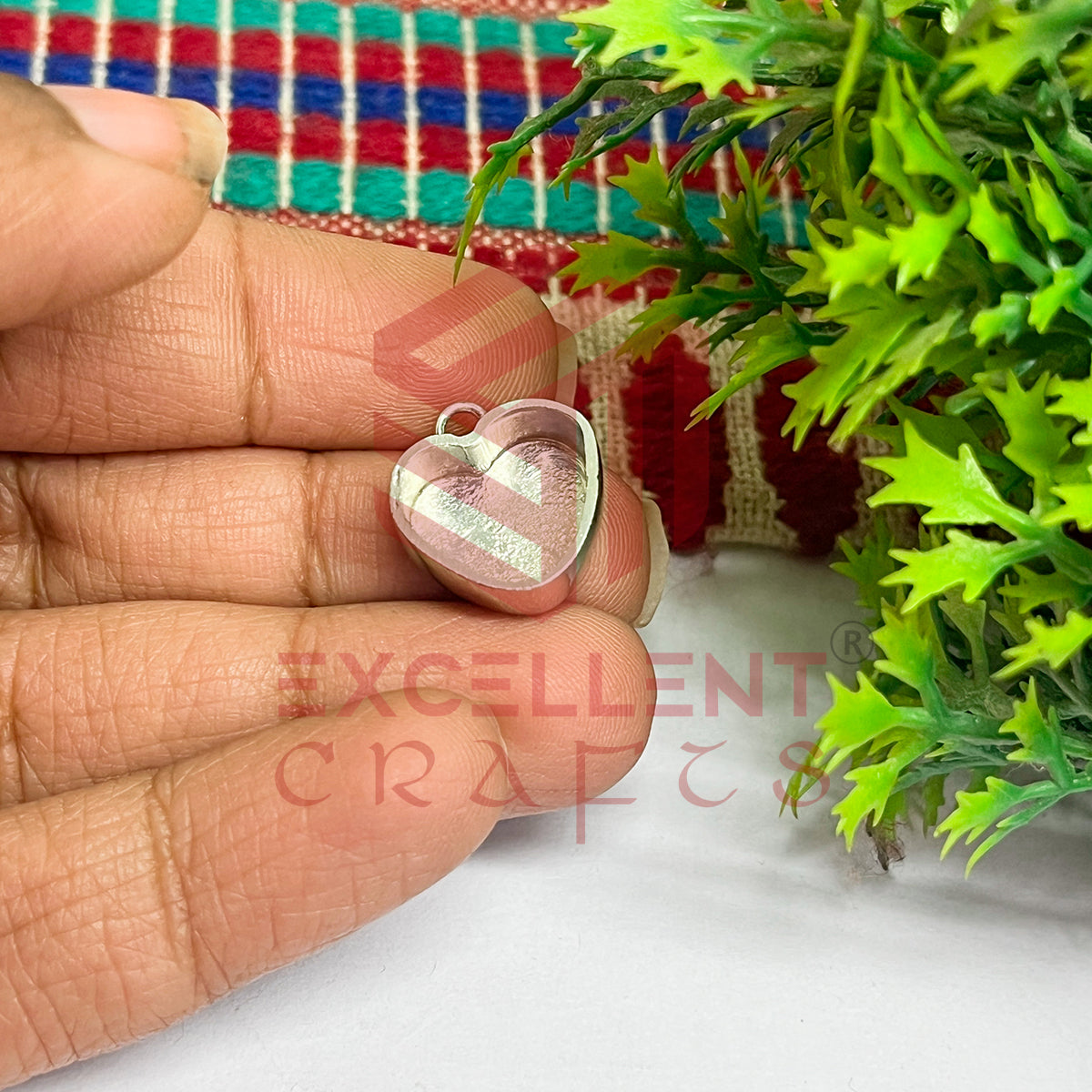 5mm Thickness Heart Cabochon Bezel- 1Pc