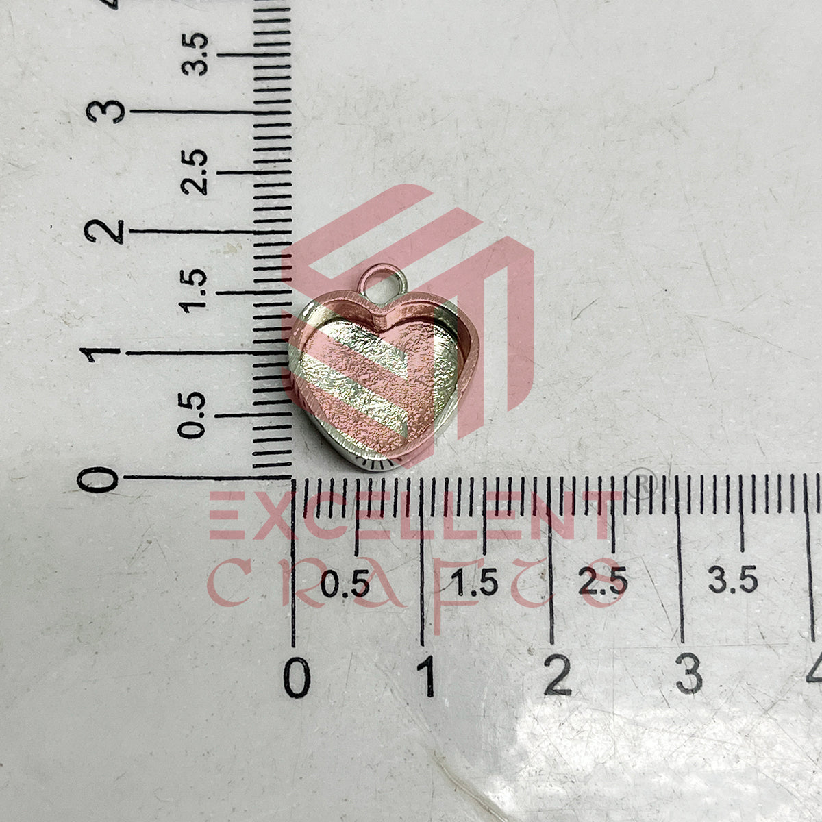 5mm Thickness Heart Cabochon Bezel- 1Pc